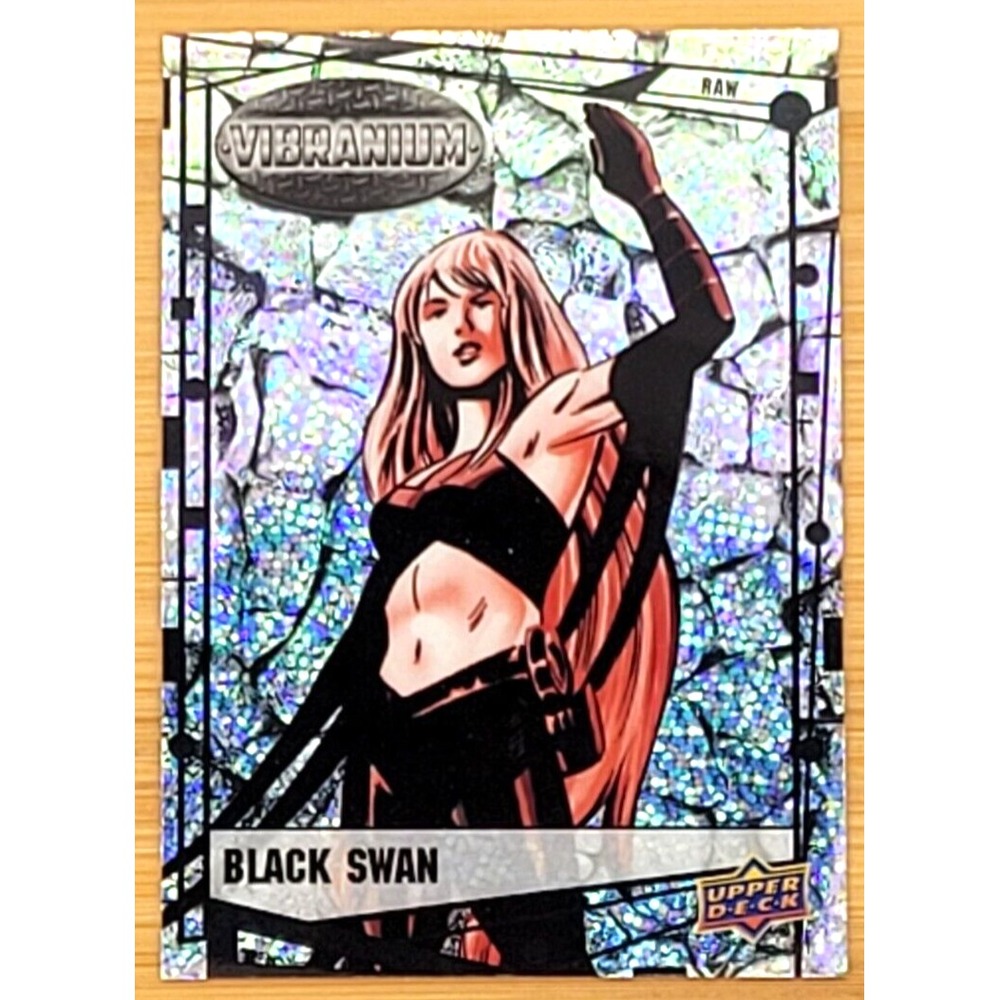 2015 MARVEL VIBRANIUM BLACK SWAN RAW INSERT UPPER DECK MCU